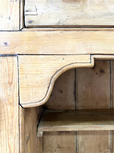 A Gorgeous 19th Century Pine Welsh Dresser or Cupboard