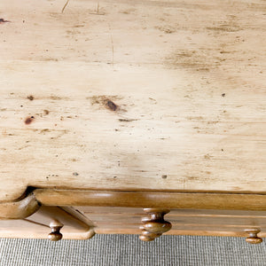 A Pine Antique English Sideboard c1890