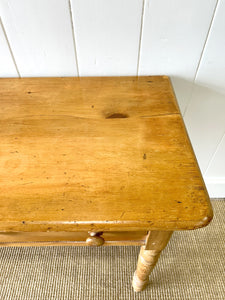 An English Country Pine Console Table