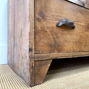 A Large Antique English Bank of Drawers Sideboard or Server c1890