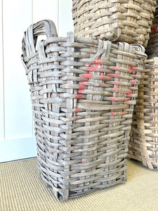 Beautiful and Large Portuguese Antique Grape Harvest Baskets - Sold Individually