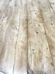 An Antique English Country Pine 7ft Dining Table