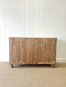 A Light Pine Antique English Sideboard c1890