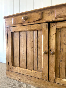 An Antique French Pine Sideboard c1860