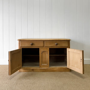 An Antique English Pine Sideboard c1890