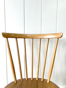 A Set of 4 Ercol Stick Back or Windsor Chairs