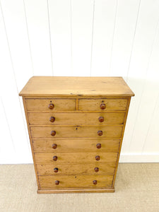 An English Pine Chest of Drawers