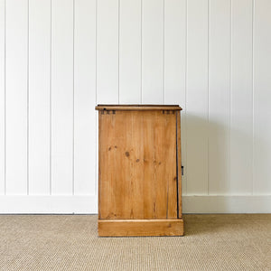 A Charming Pine Nightstand c1890