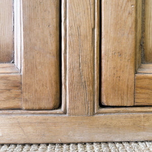 An Antique English Pine Pantry Cupboard