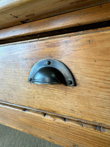 An Antique English Server or Console Table with Cup Handles