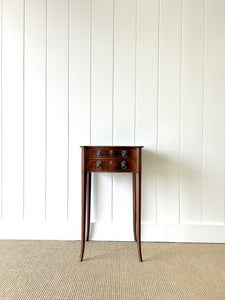 A Very Good English Regency Mahogany Side Table or Nightstand c1810