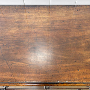 A English Georgian Chest of Drawers with Swan Neck Hardware