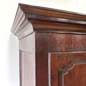 A Beautiful English 18th Century Georgian Oak Tack Cupboard