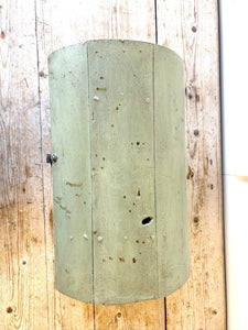 Antique Green Painted Pine Box c1890