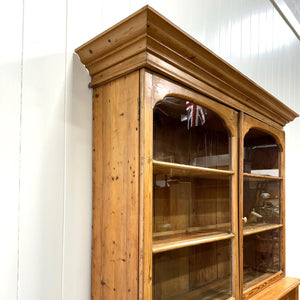 A 19th Century English Bookcase Cabinet or Hutch