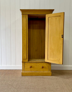 An English Country Painted Wardrobe c1890