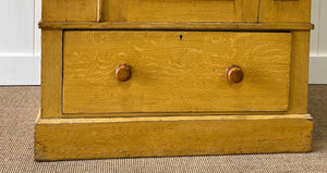 An English Country Painted Wardrobe c1890