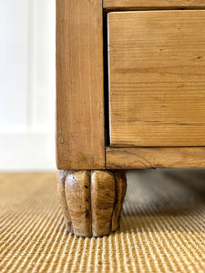 A Pine Wardrobe or Linen Press c1890