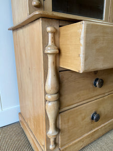 A 19th Century Cornish Bookcase with Arched Doors