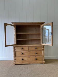 A 19th Century Cornish Bookcase with Arched Doors