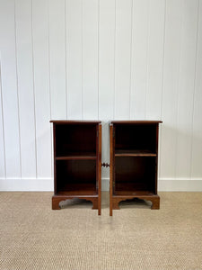 A Charming Set of English Mahogany Nightstands c1890