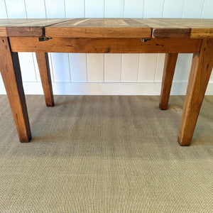 A Vintage Country Farmhouse Oval Oak 7ft Dining Table