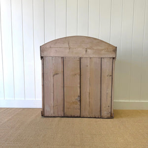 An Antique English Pine Chest of Drawers Dresser with Gallery c1890