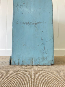 An English Blue Painted Cupboard or Cabinet c1890