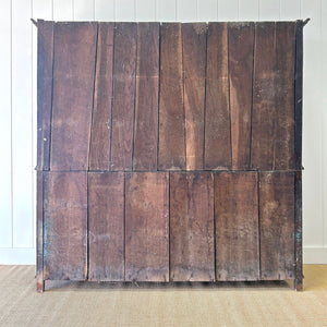 A Stately English 18th Century Oak Cupboard