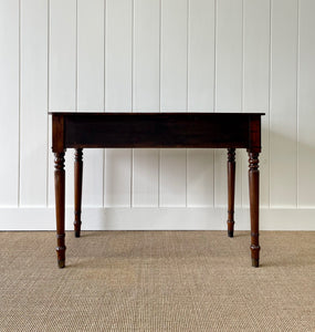 Antique English Mahogany Console Side Table c1860