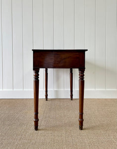 Antique English Mahogany Console Side Table c1860