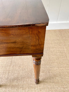 Antique English Mahogany Console Side Table c1860