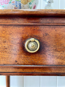 Antique English Mahogany Console Side Table c1860