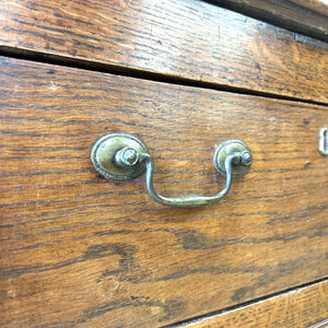 A Stately English 18th Century Oak Cupboard