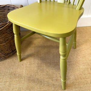 A Pair of Antique Ash Wheel Back Side Chairs