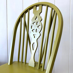 A Pair of Antique Ash Wheel Back Side Chairs