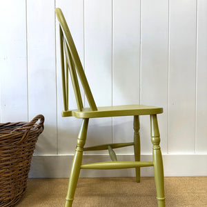 A Pair of Antique Ash Wheel Back Side Chairs