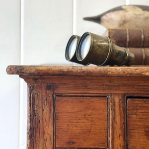 An Unusual 18th Century Small Pine Side Cupboard