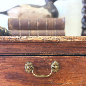 An Unusual 18th Century Small Pine Side Cupboard