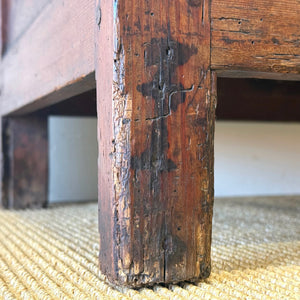 An Unusual 18th Century Small Pine Side Cupboard