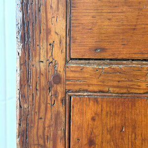 An Unusual 18th Century Small Pine Side Cupboard