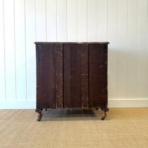 A 19th Century English Chestnut Chest of Drawers/Dresser on Castors