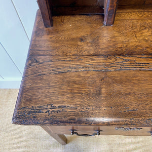 A George III Style Country Made Oak Welsh Dresser