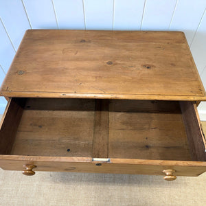 A 19th Century English Chestnut Chest of Drawers/Dresser on Castors