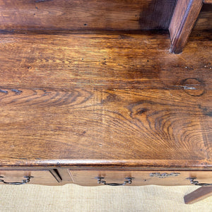 A George III Style Country Made Oak Welsh Dresser