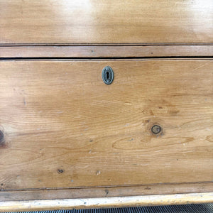 A 19th Century English Chestnut Chest of Drawers/Dresser on Castors