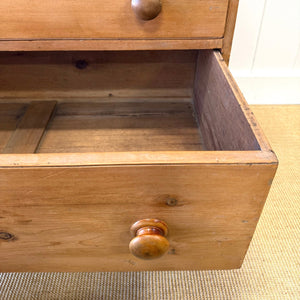 A 19th Century English Chestnut Chest of Drawers/Dresser on Castors