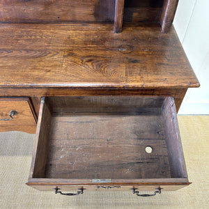 A George III Style Country Made Oak Welsh Dresser