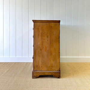 An Antique 19th Century French Pine Chest of Drawers Dresser