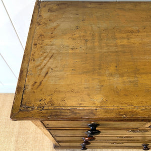 An Antique 19th Century French Pine Chest of Drawers Dresser